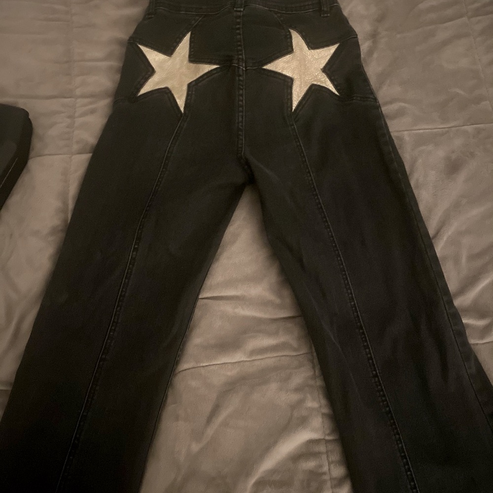 FREE PEOPLE- We The Free- star booty bell bottoms